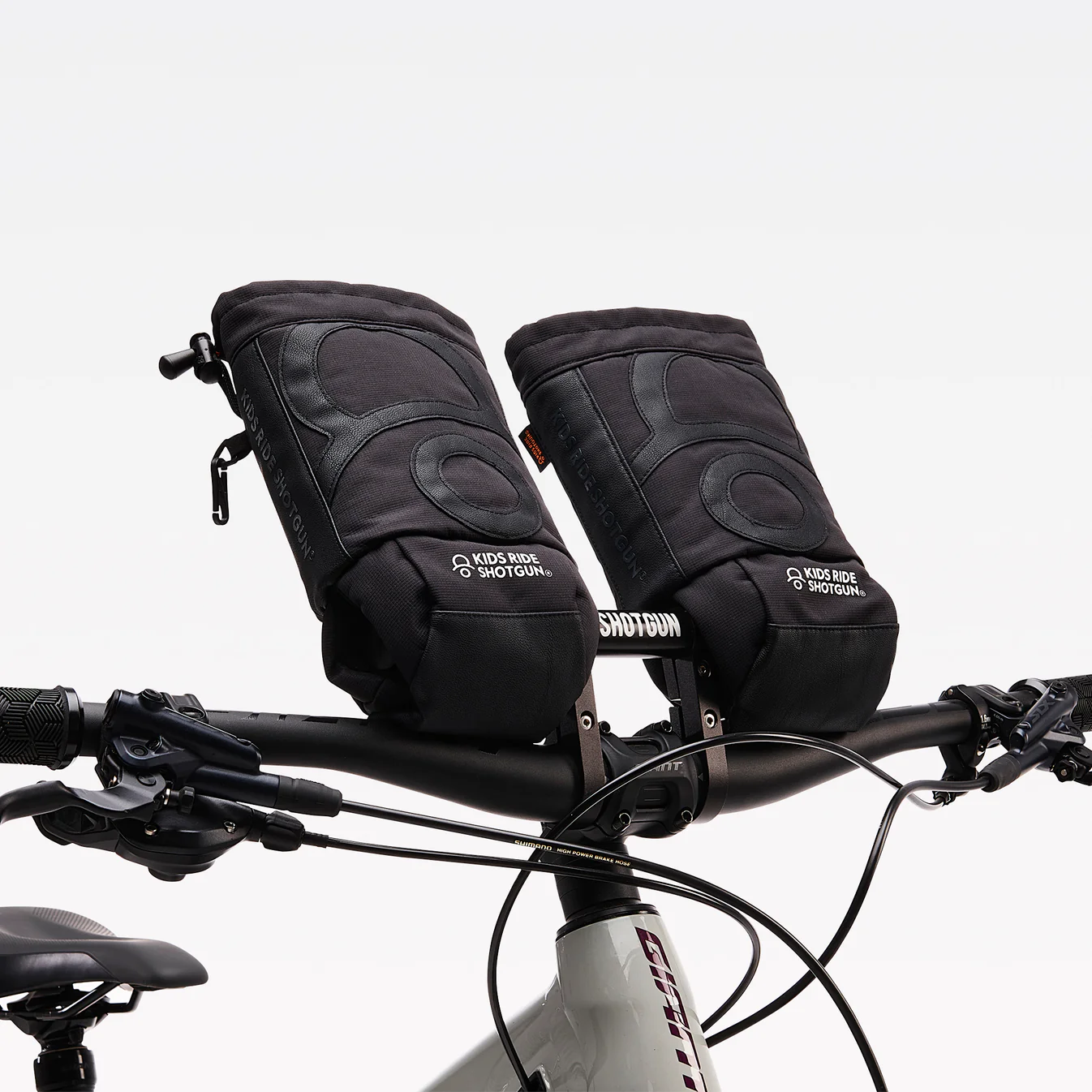 Kids Ride Shotgun Pogies - Black Pair