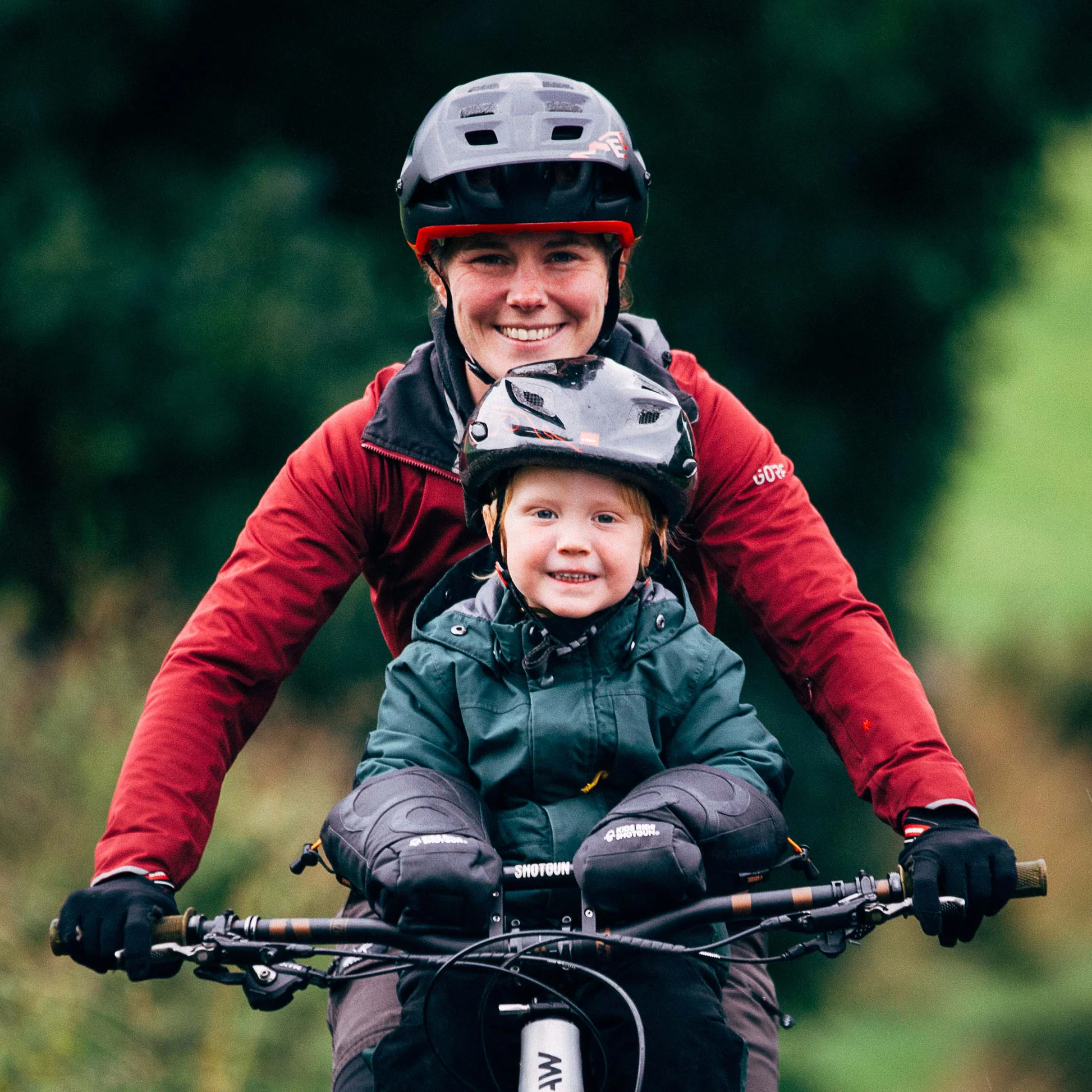 Kids Ride Shotgun Pogies - Black Pair