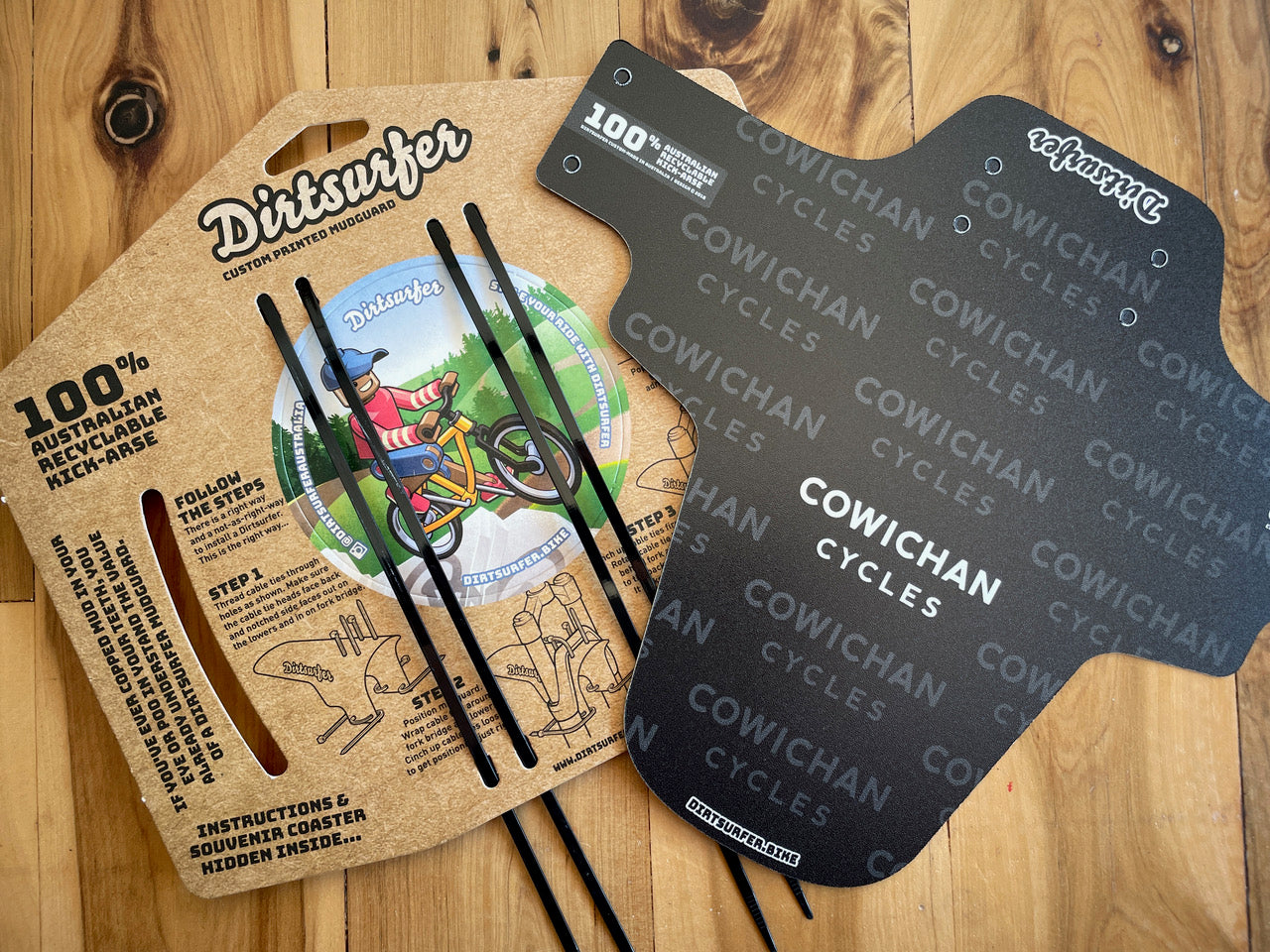 Cowichan Cycles Logo Dirtsurfer Mudguard/Fender