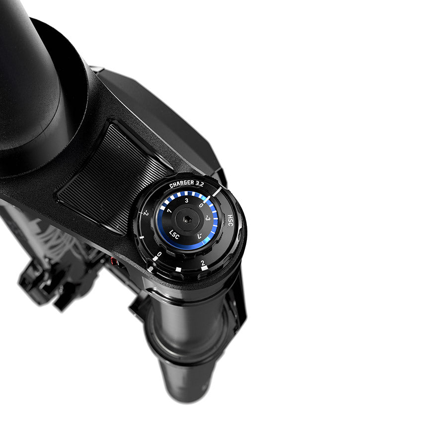 RockShox Lyrik Ultimate E1 150mm Travel Fork - Linear XL w/ Buttercup - 1-1/8"-1.5", 15x110mm TA, 44mm Rake - Black