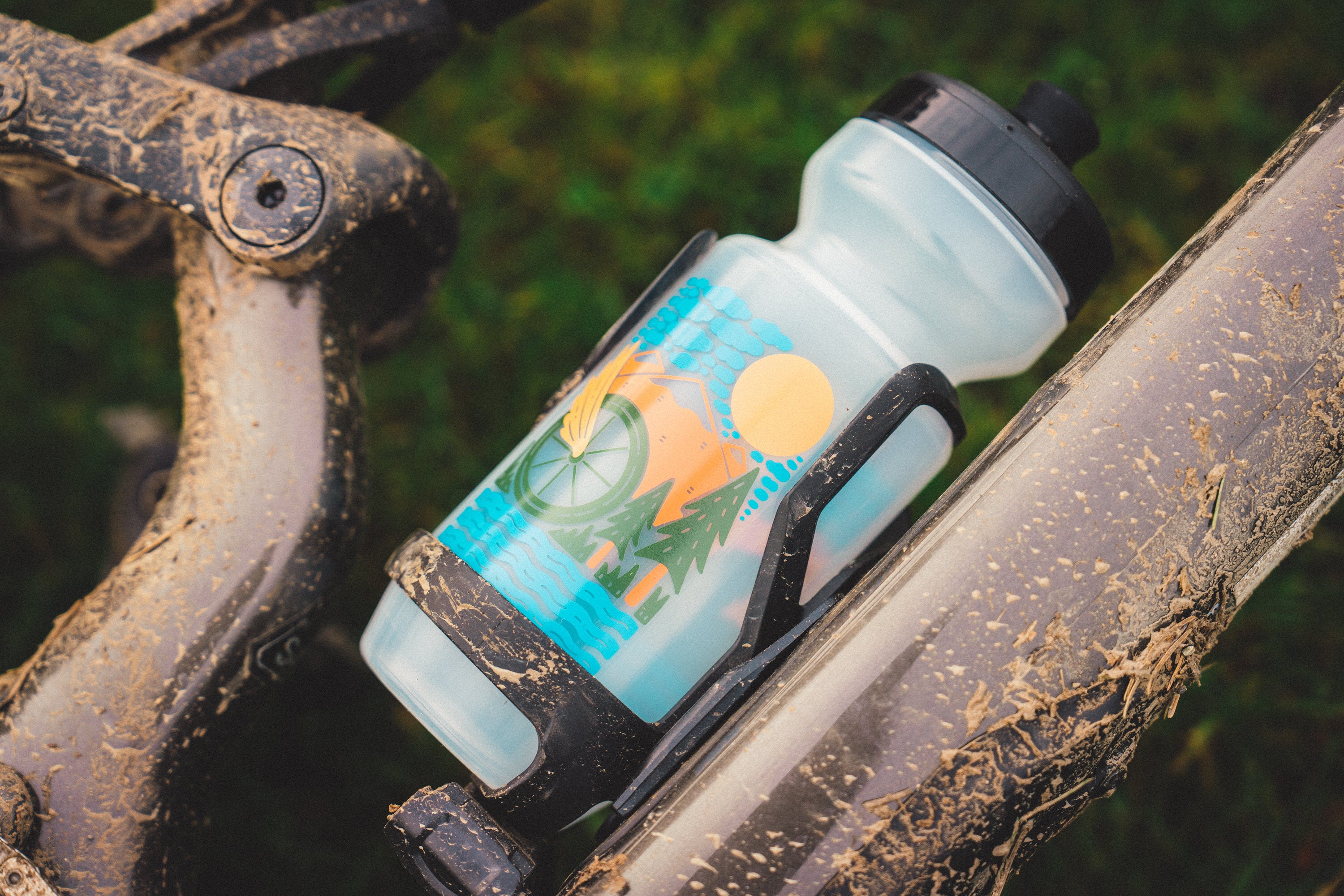 Cowichan Cycles x Get Born Co. Purist Water Bottle