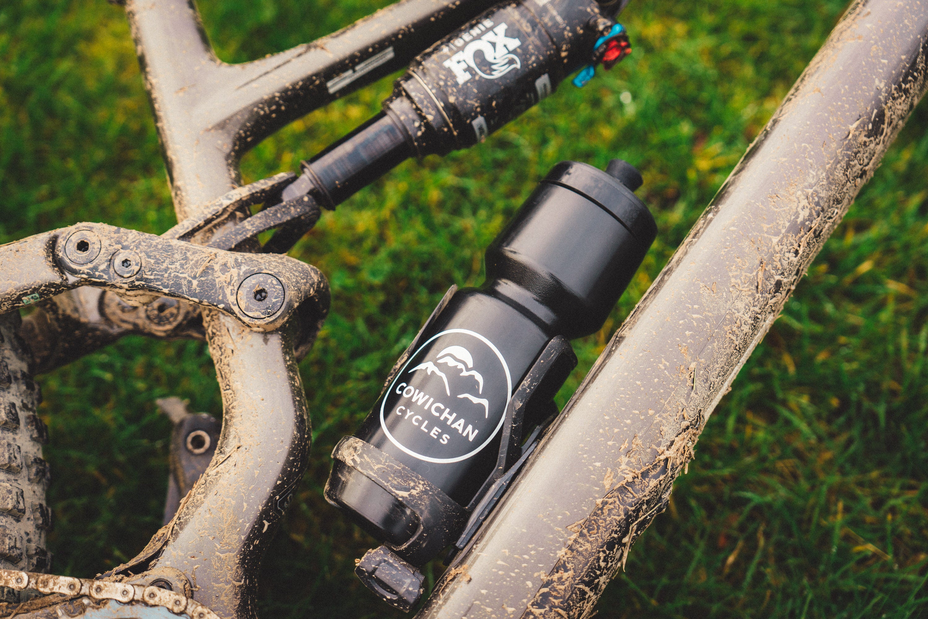 Cowichan Cycles Logo Purist Water Bottle