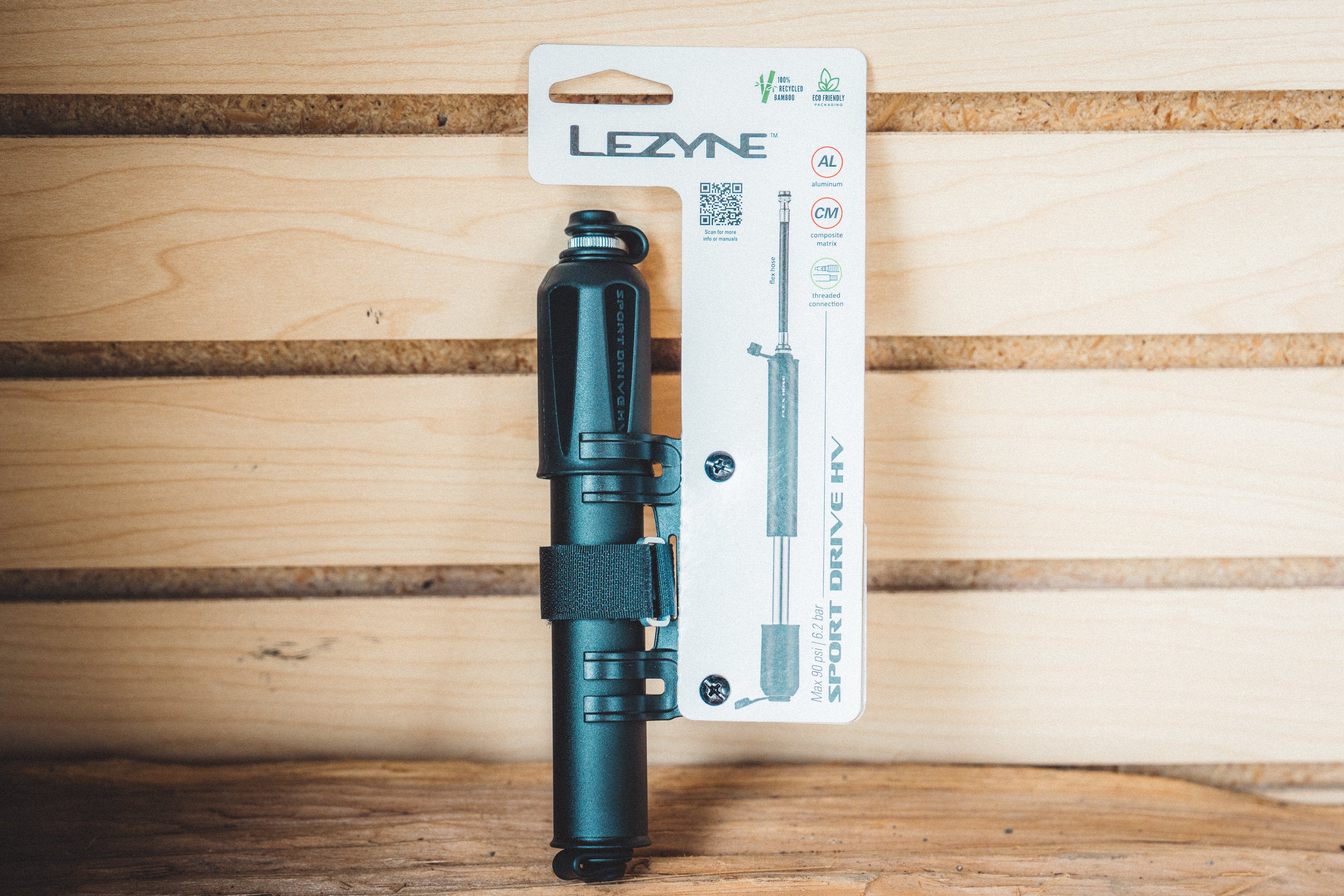 Lezyne Sport Drive HV 90psi Compact Hand Pump