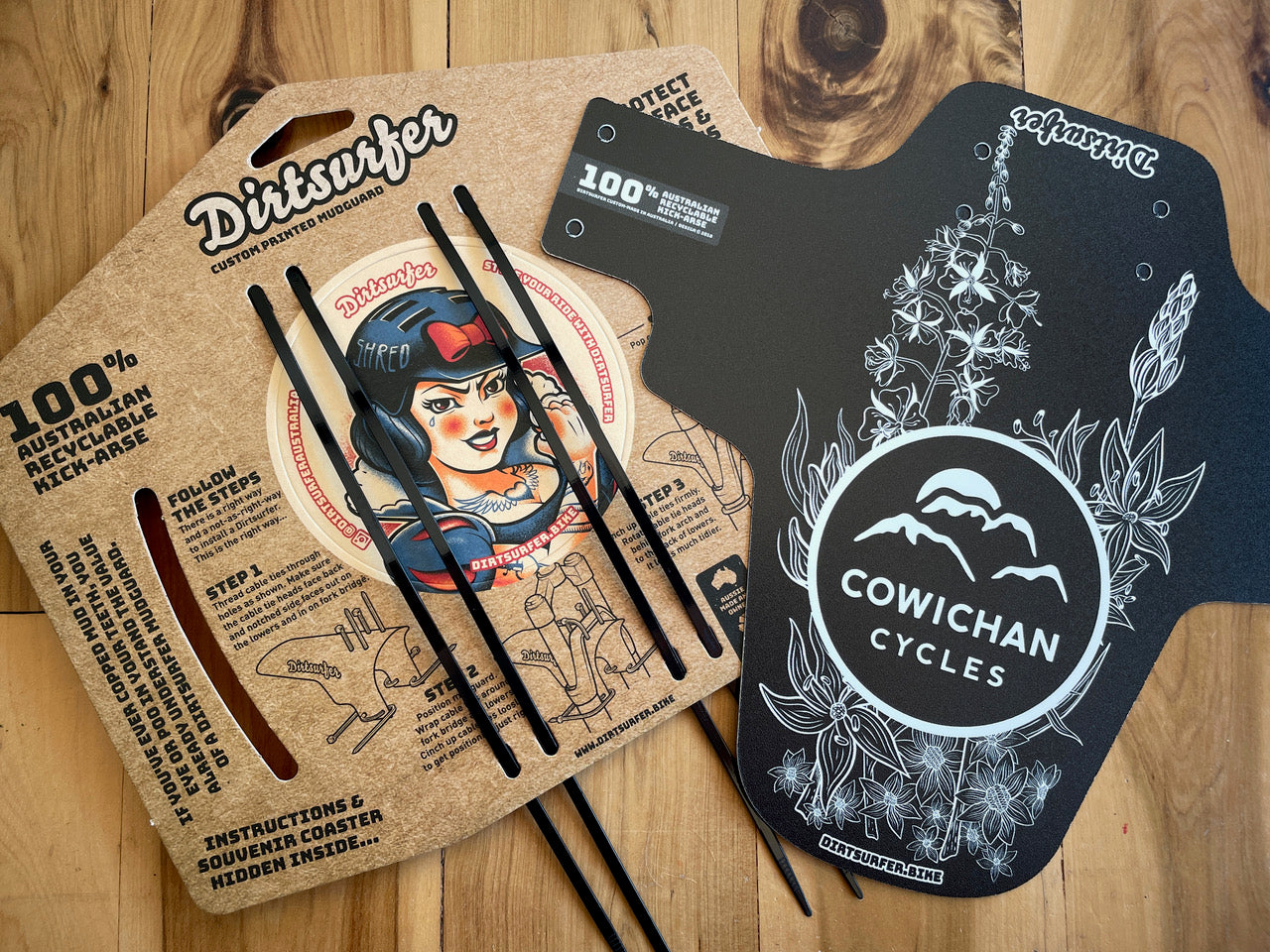 Cowichan Cycles x HeyVapril Dirtsurfer Mudguard/Fender