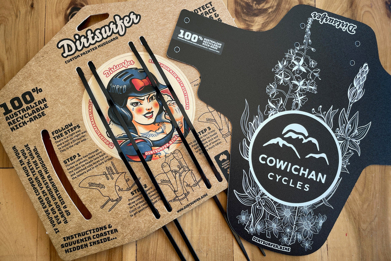 Cowichan Cycles x HeyVapril Dirtsurfer Mudguard/Fender