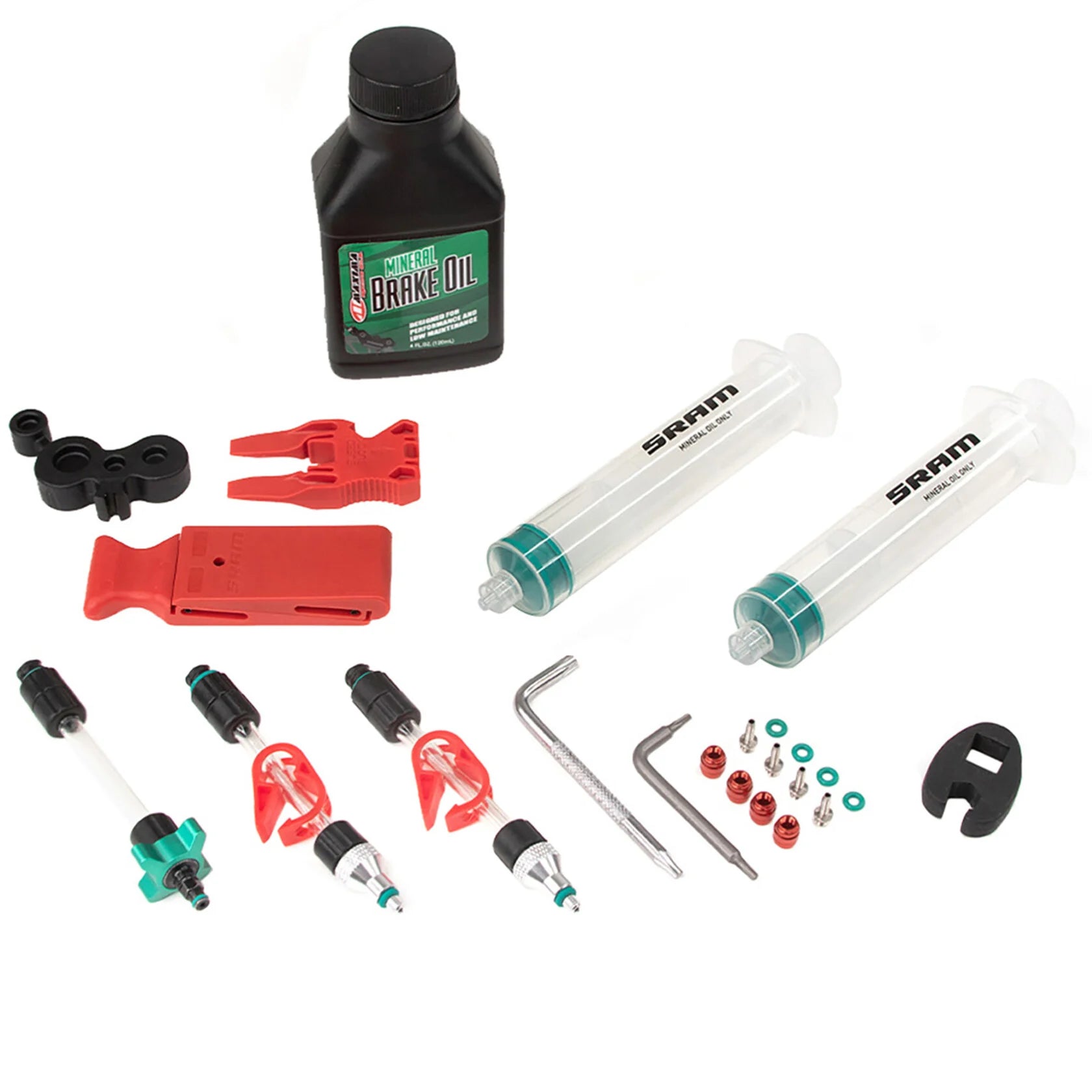 SRAM Bleed Kit v2 - Mineral Oil w/ Fluid