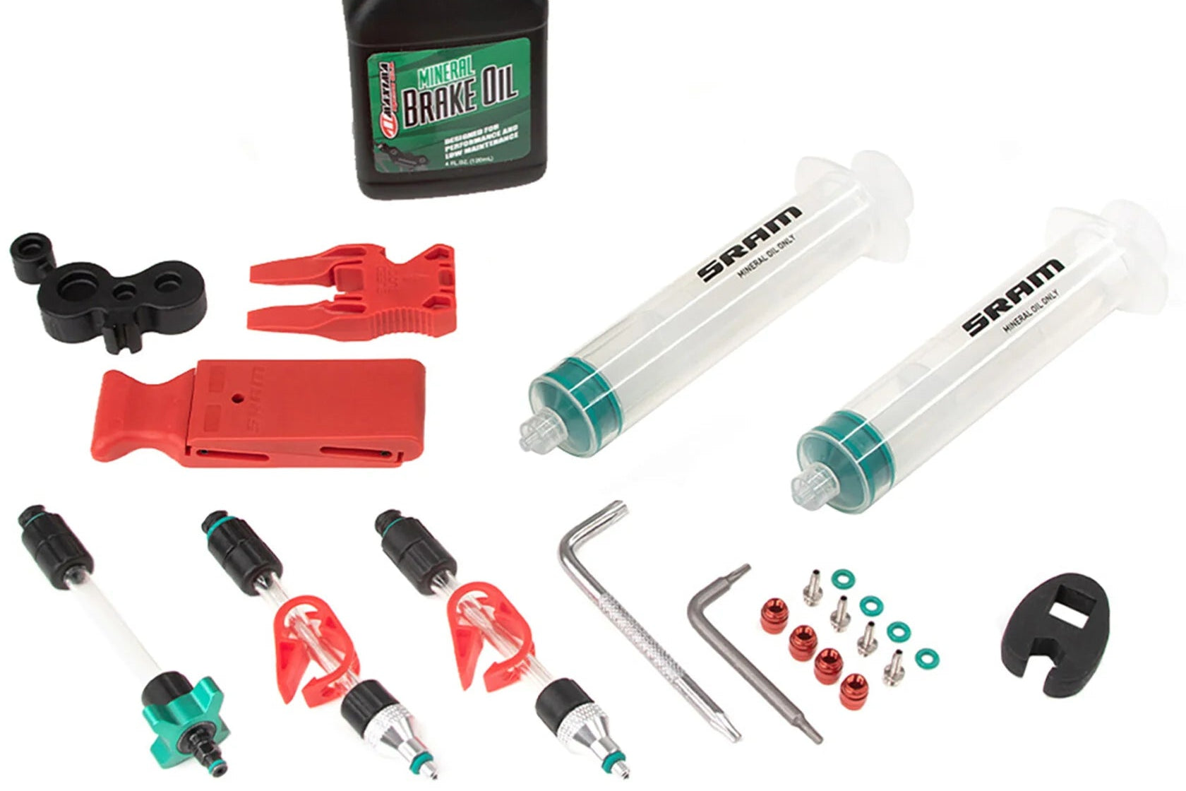 SRAM Bleed Kit v2 - Mineral Oil w/ Fluid