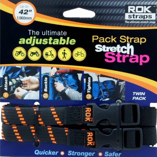 Rokstrap Commuter 28" x 5/8" Reflective Straps