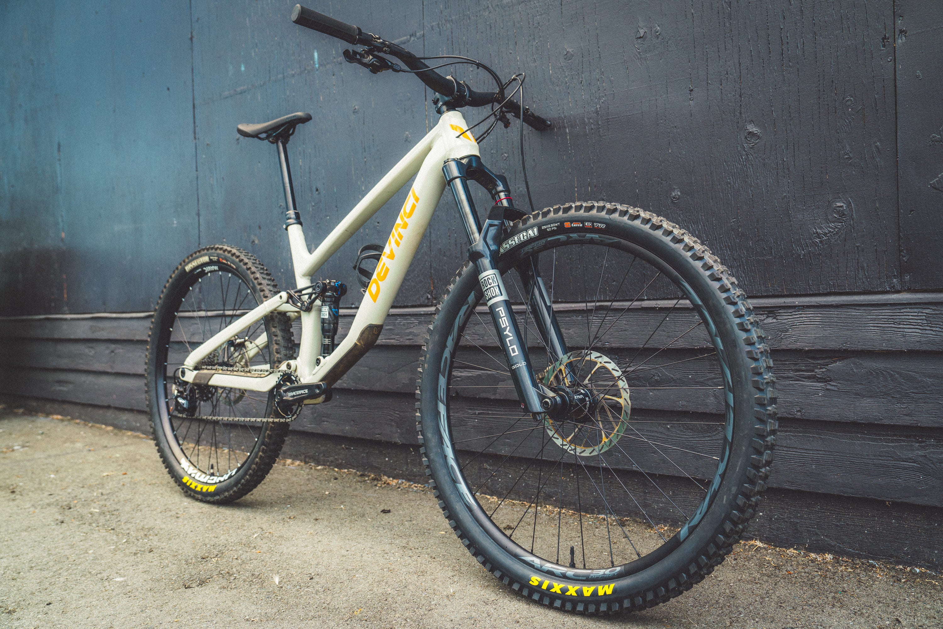**USED** 2025 Devinci Troy ST - Custom Build - L - Stoneware Orange