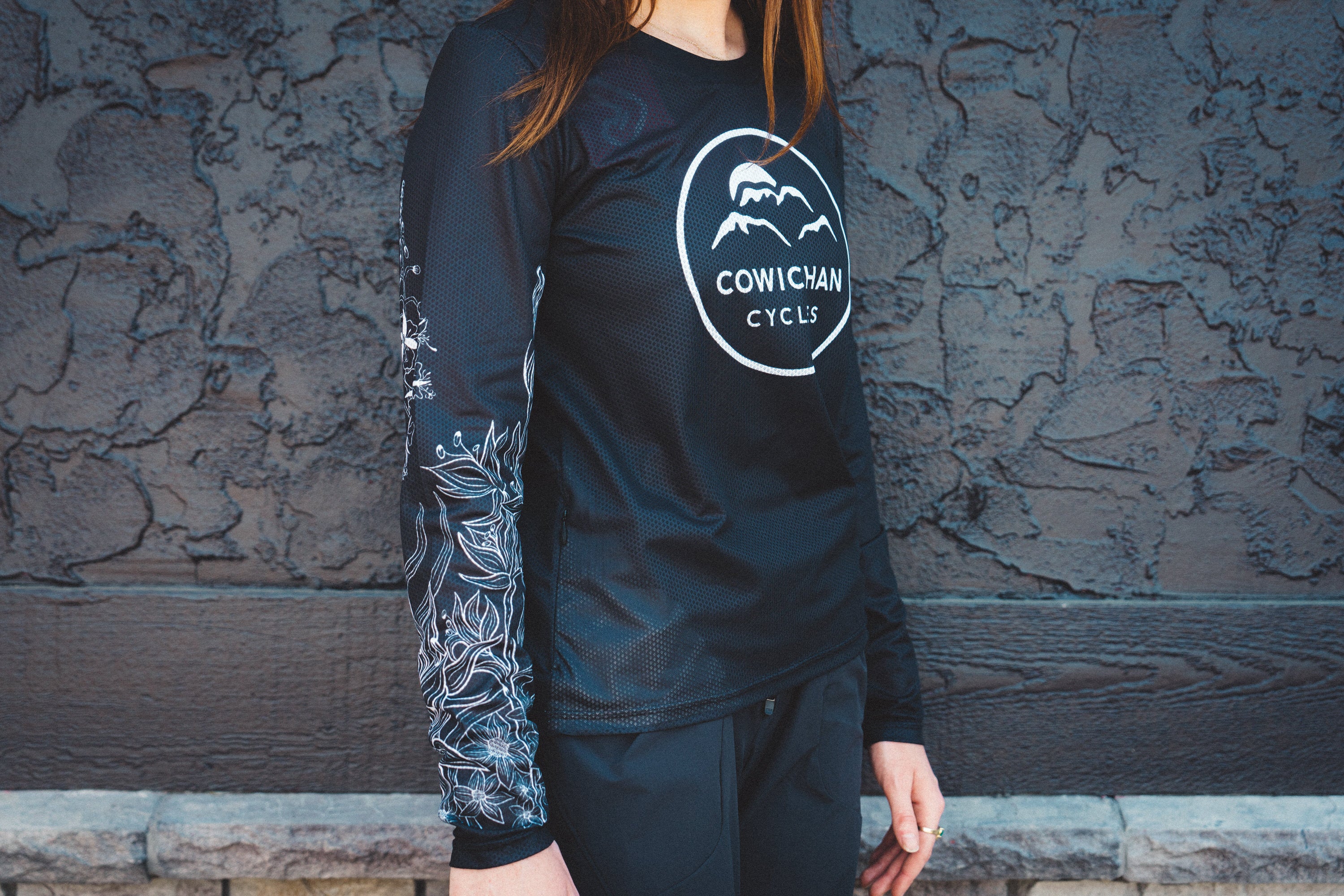 Cowichan Cycles x HeyVapril Flow Jersey - LS - Men's