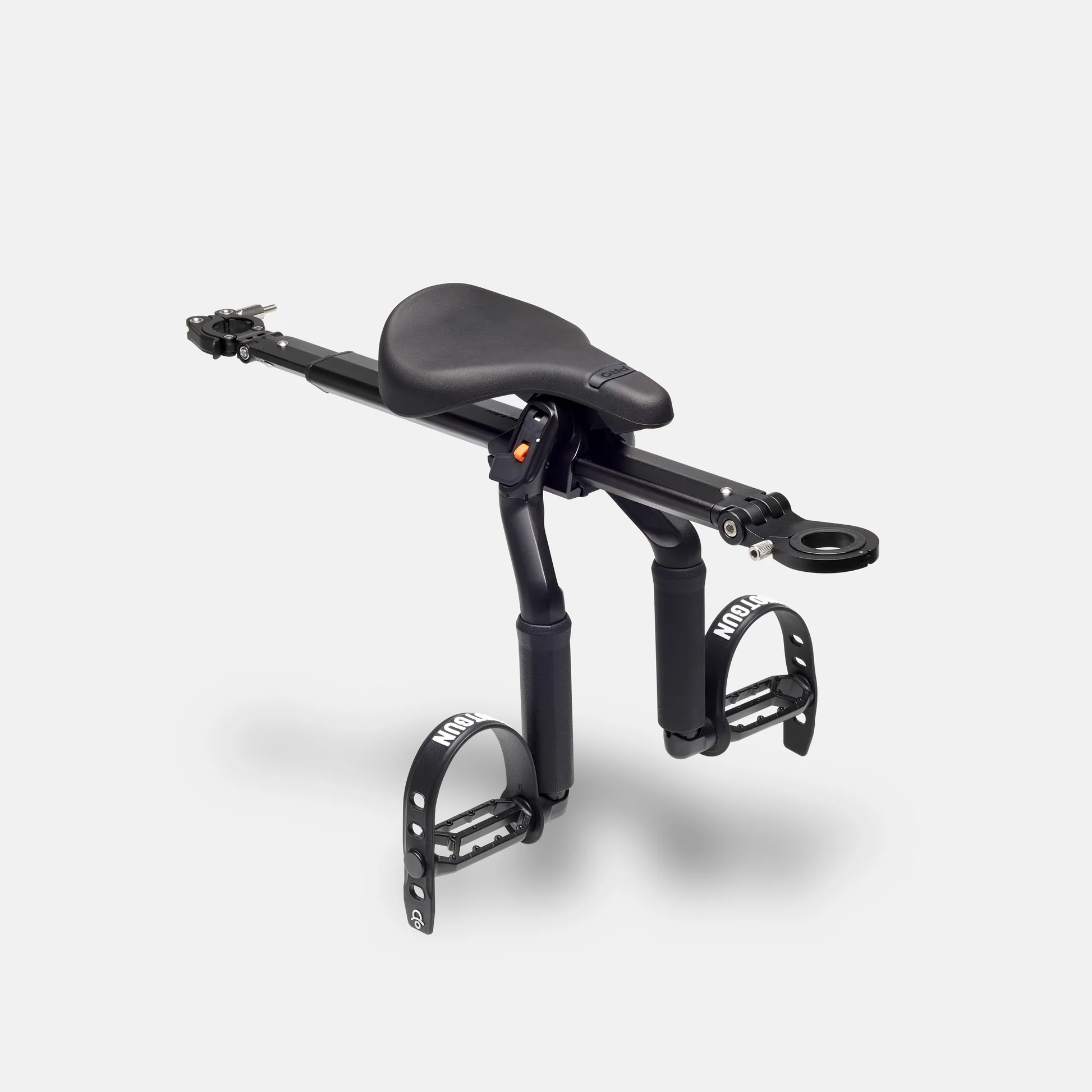 Kids Ride Shotgun Pro MTB Seat Combo Box Baby Seat & Handlebar Combo - Black