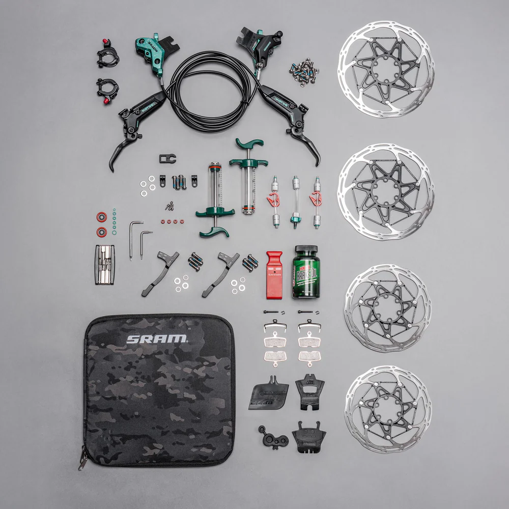 SRAM Motive Ultimate A1 Disc Brake Limited Edition Expert Kit - Blue