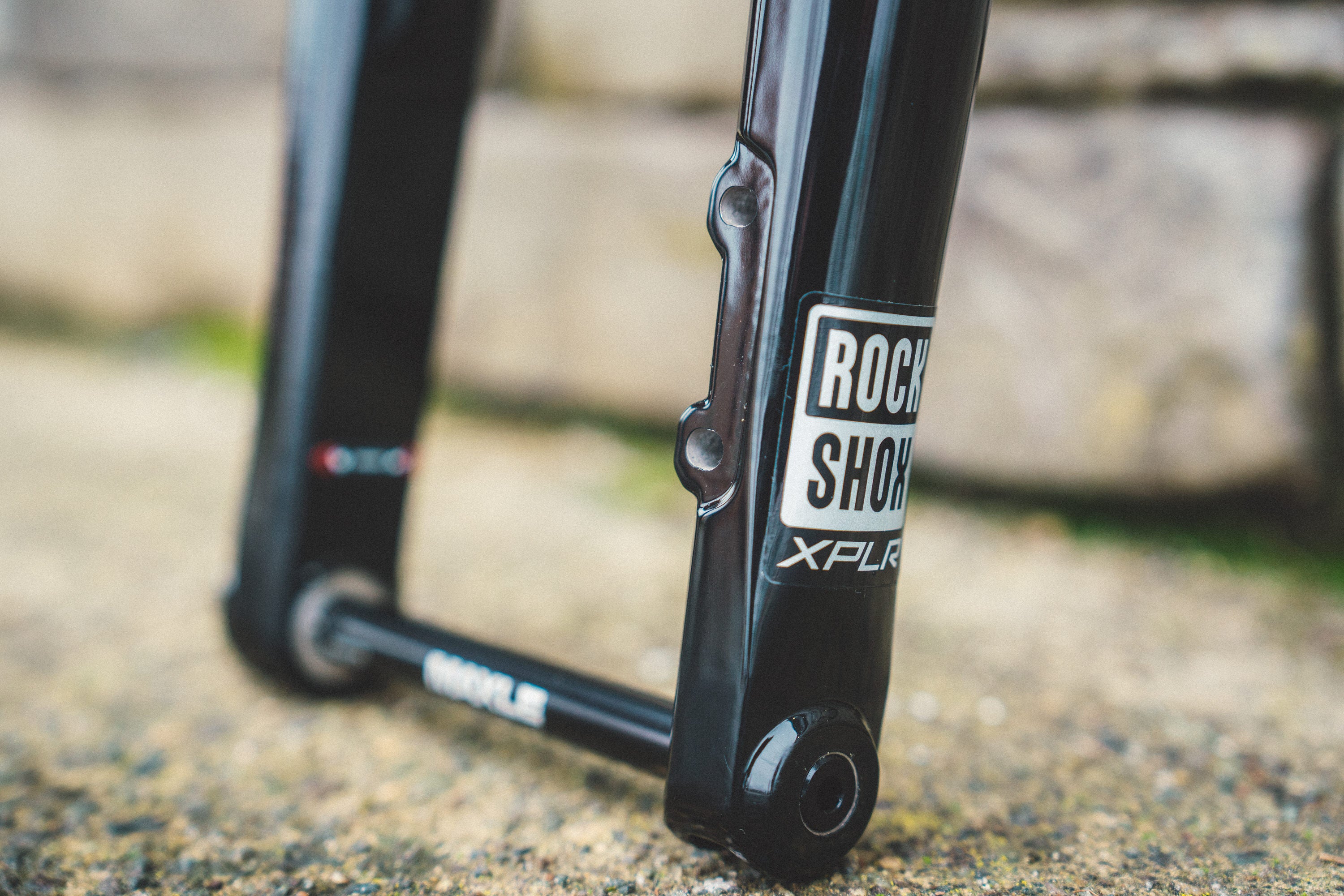 RockShox Rudy XL Ultimate A1 Suspension Fork 700C Solo Air 50mm, 1-1/8''-1.5'', 12x100mm TA, Rake: 45mm
